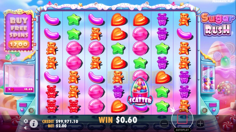 Sugar Rush slot demo